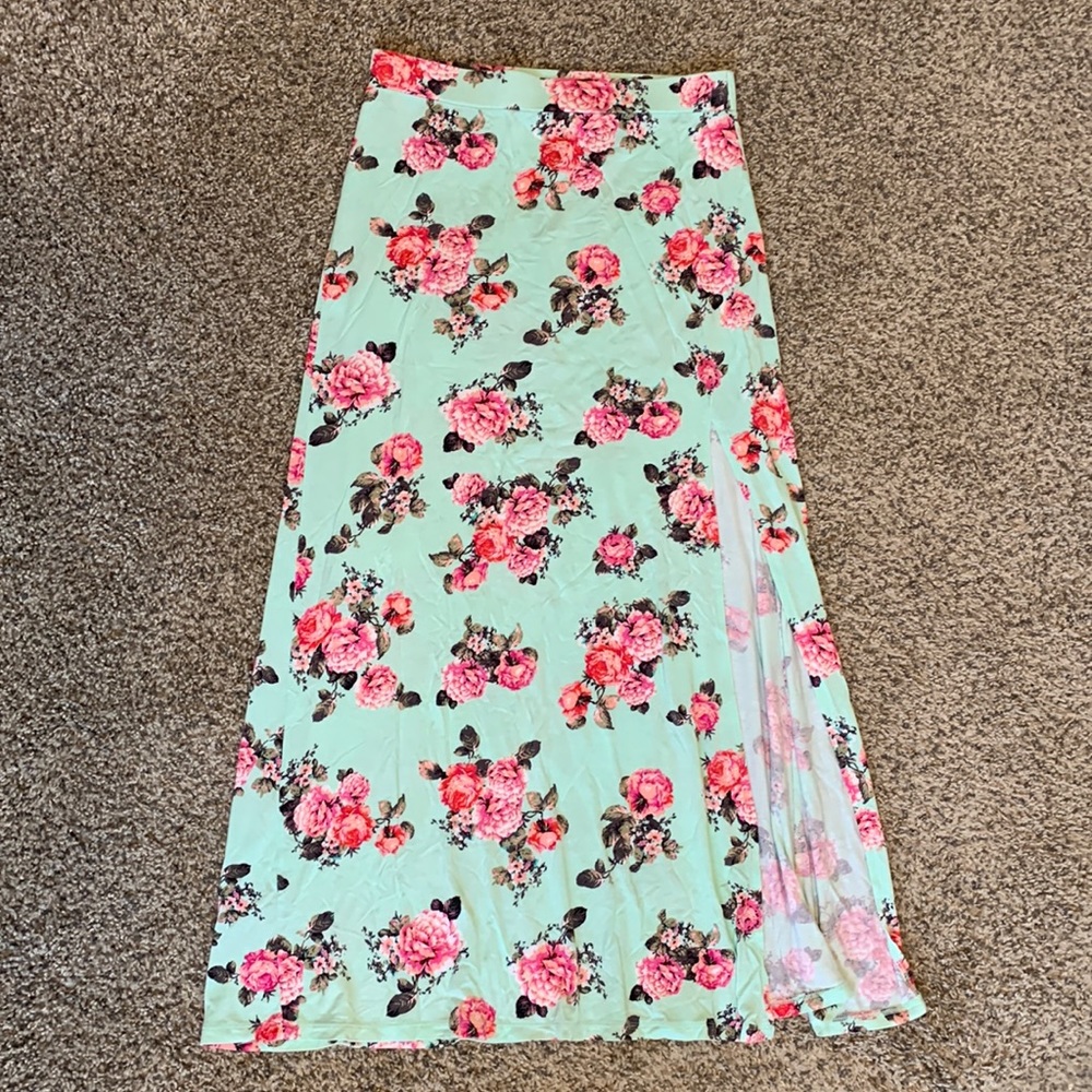 Floral Maxi Skirt